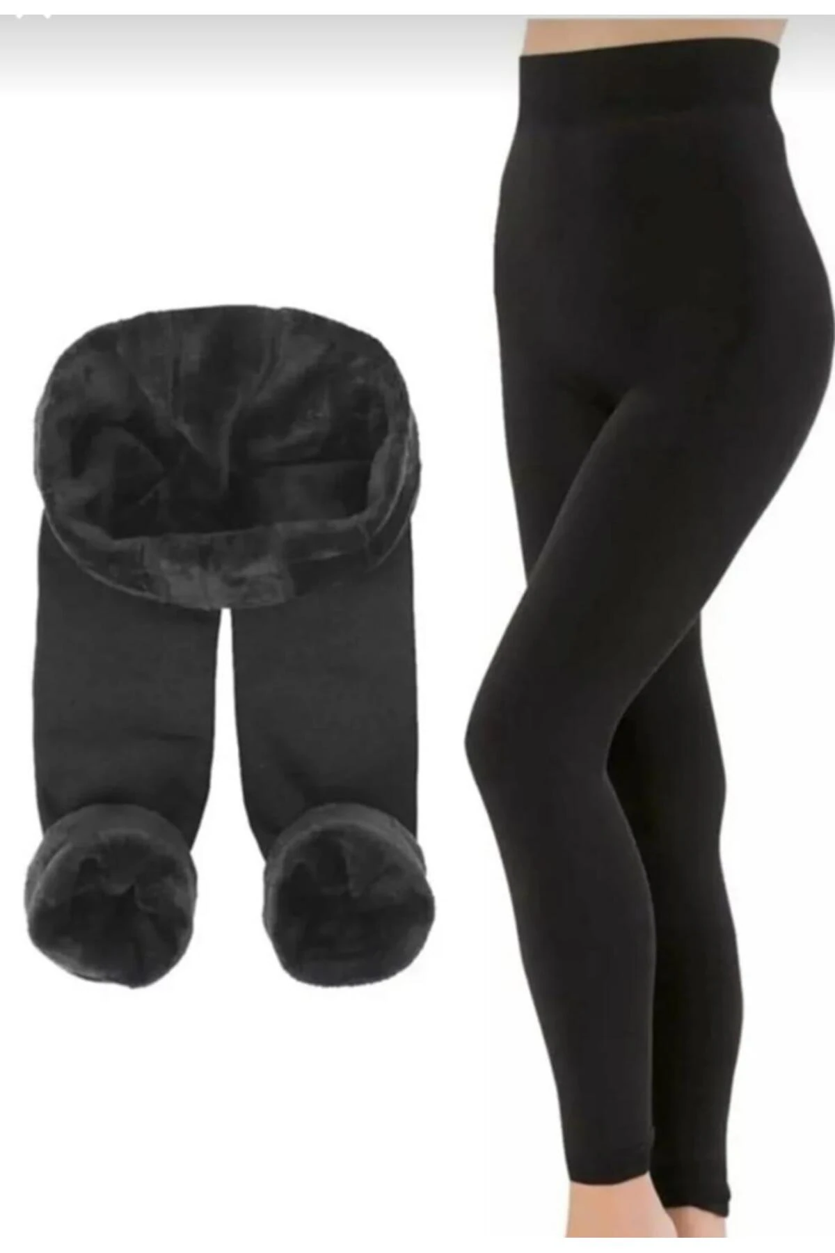 LAROSA PELUŞ YÜKSEK BEL TERMAL TAYT TEKLİ