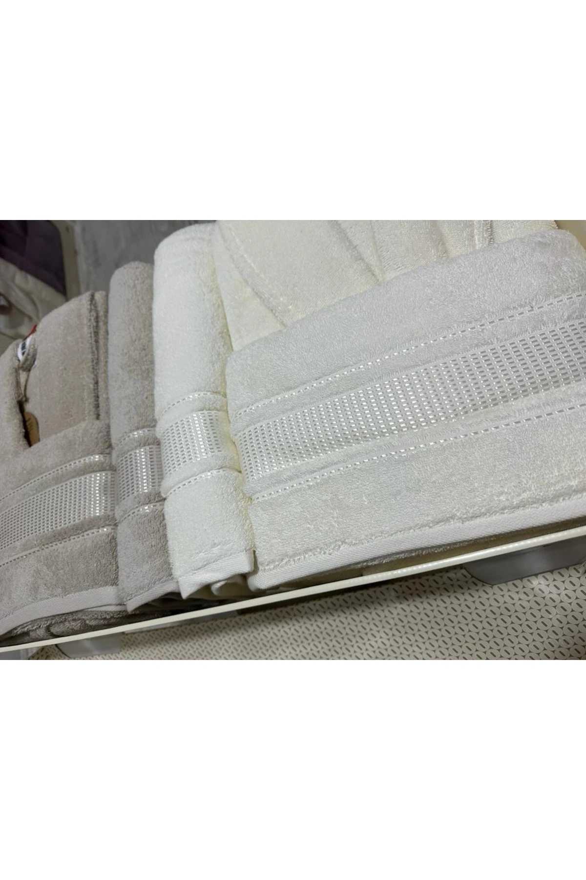 Colourist Aile Bornoz Seti Bej - Krem