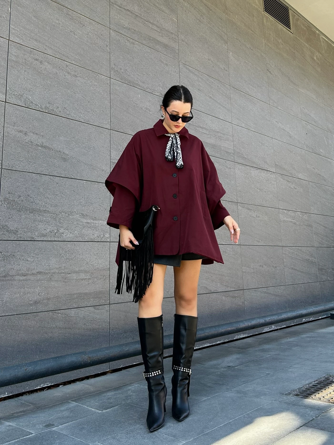 Bordo paraşüt panço