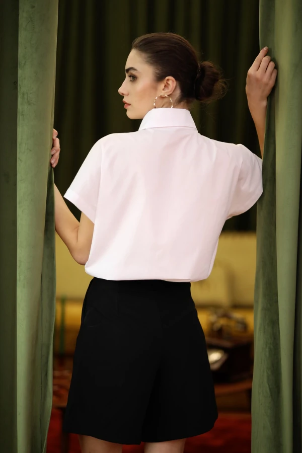 Gold Düğmeli Gömlek