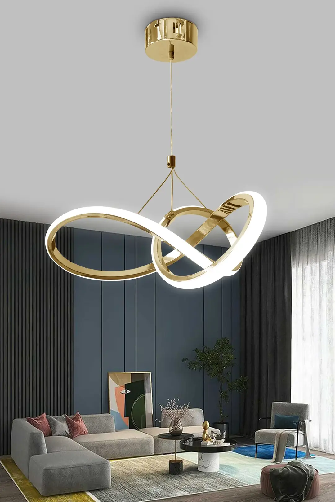 Kardelen Modern LED Avize 25 cm – Koridor & Oda Avizesi