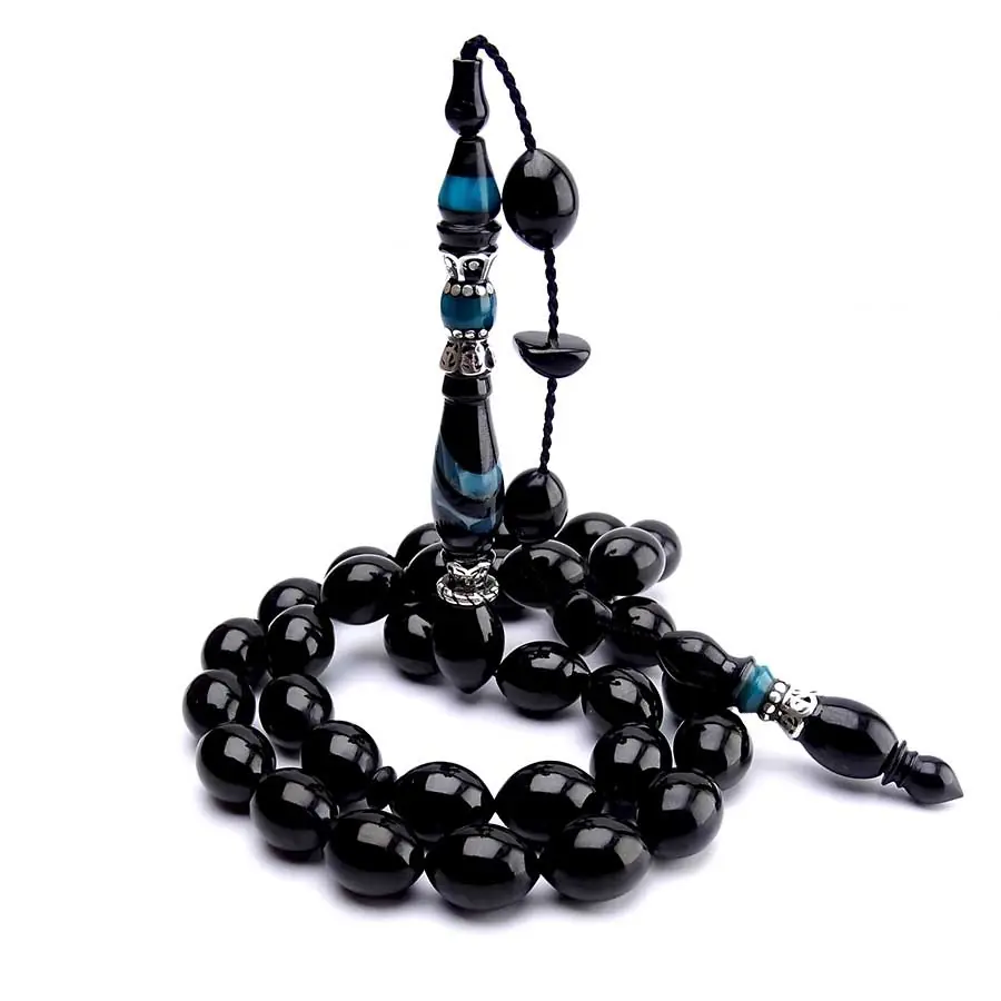 Nakkaş İmame Usta Crafted Erzurum Oltu Stone Prayer Beads