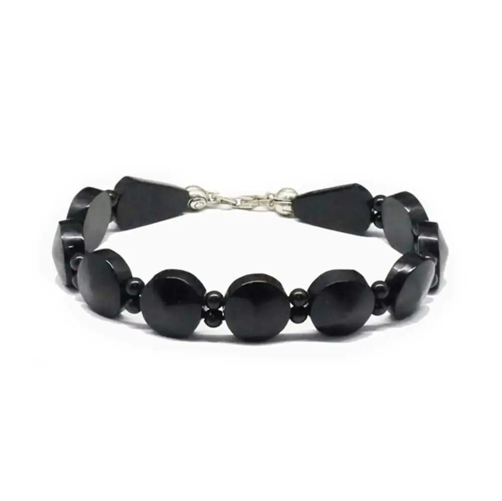 Oltu Stone Bracelet Piramit Patterned Oval