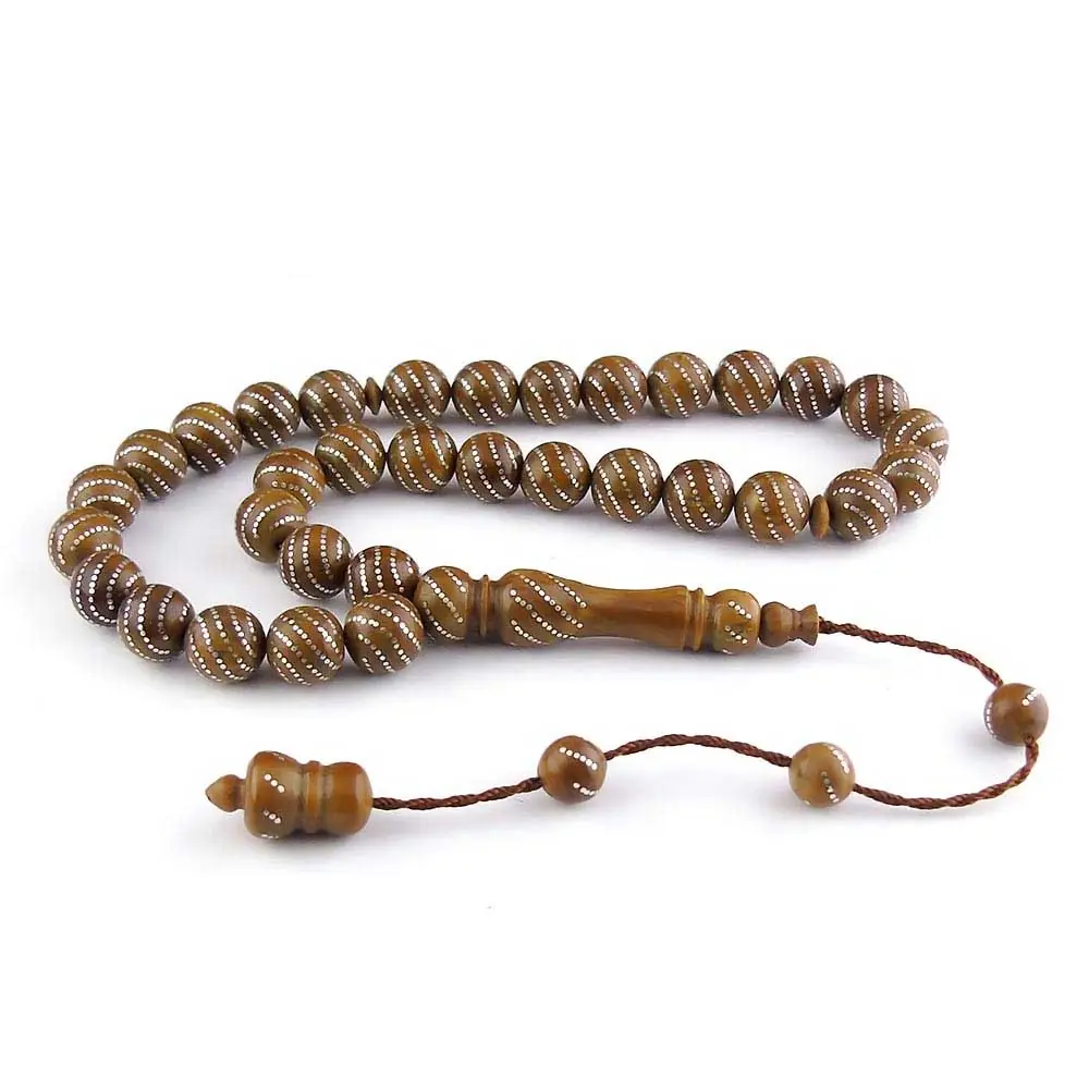 Çeşmi Bülbül Engraved Sistemli Kuka Seed Prayer Beads