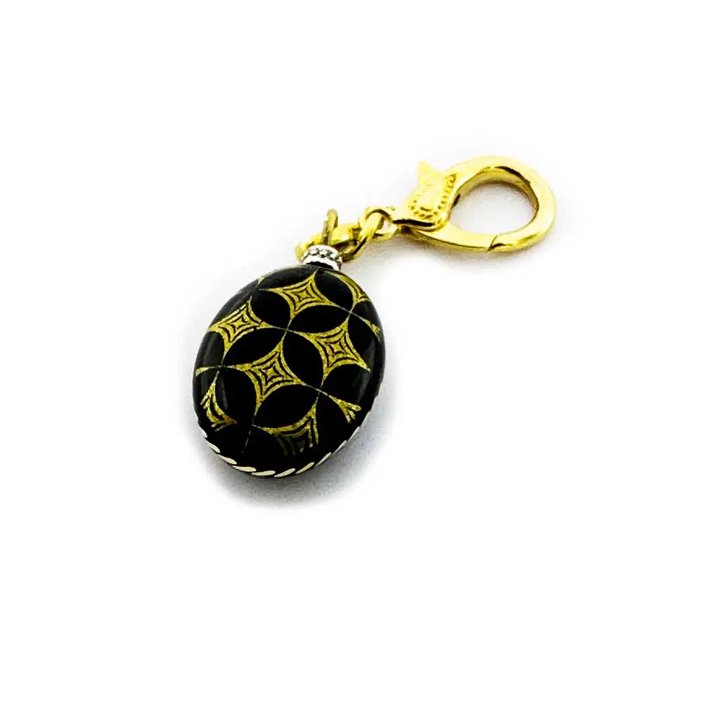Special Design Motif Erzurum Oltu Stone Keychain