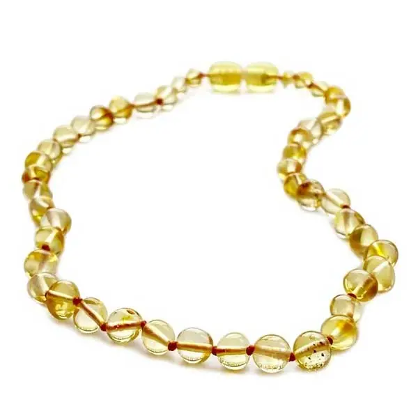 Limon Rengi Drop Amber Baby Necklace