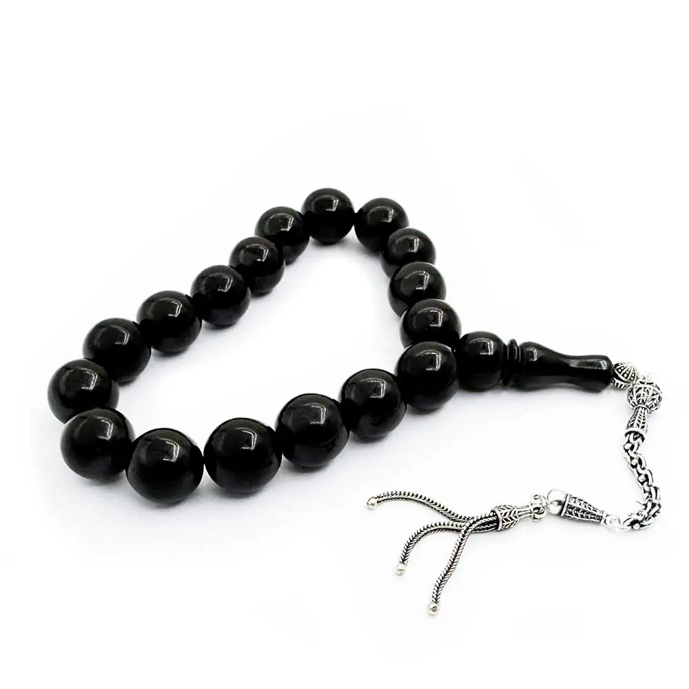 17 li Usta Crafted Erzurum Oltu Stone Efe Stres Prayer Beads