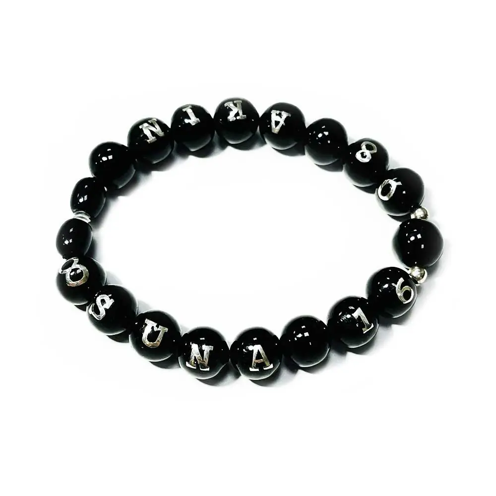 Oltu Stone Personalized Bracelet