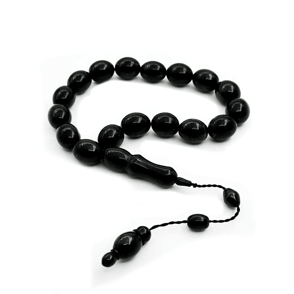 17 pcs Barley Cut Erzurum Oltu Stone Efe Stress Rosary