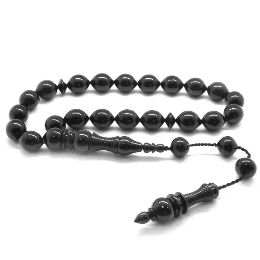 Kumpas Crafted Arpa Cut 21'li Erzurum Oltu Stone Efe Stres Prayer Beads