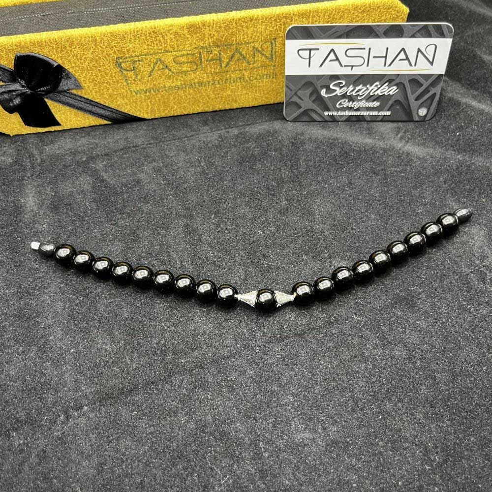 Sade Oltu Taşı Bileklik 10 mm