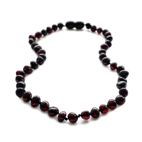 Fire Rengi Drop Amber Baby Necklace