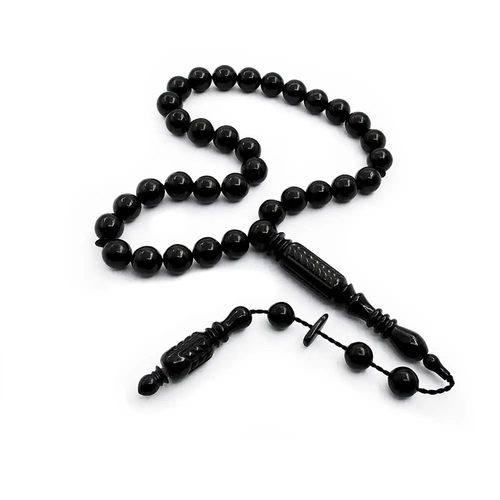 Nakkaş İmameli Usta Crafted Erzurum Oltu Stone Prayer Beads