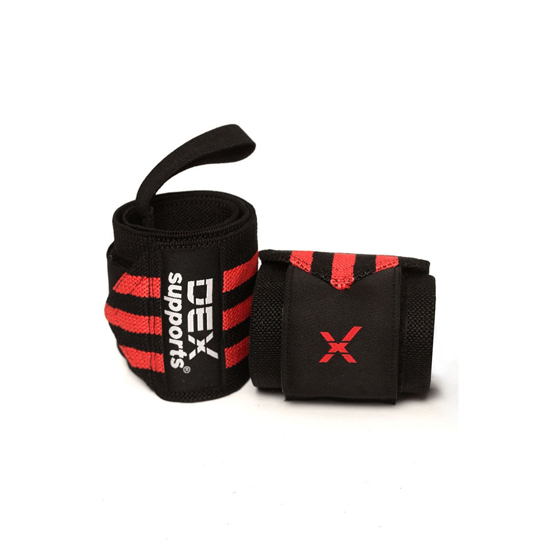 8 Loop Lifting Straps + Wrist Wraps 2'Li Set