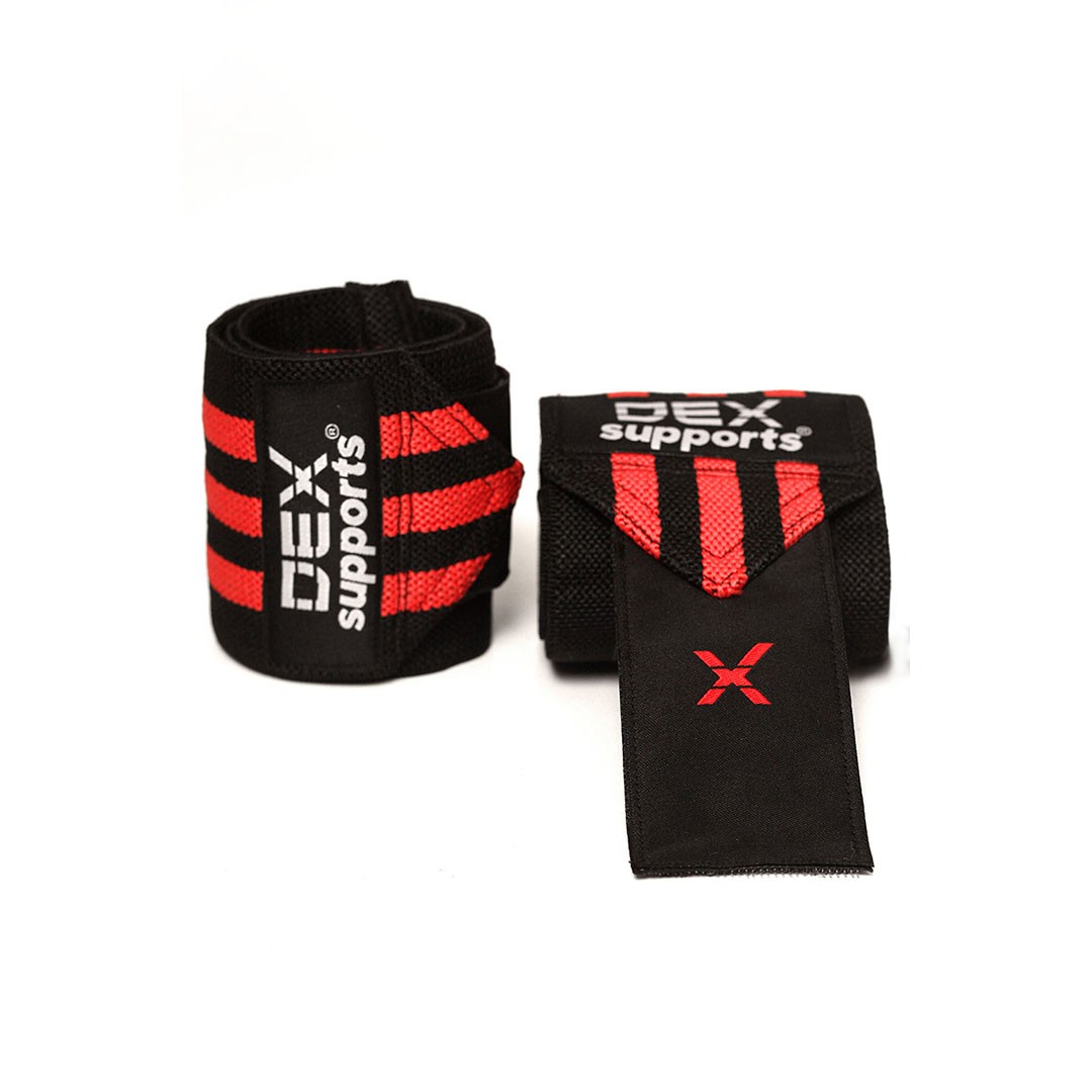 8 Loop Lifting Straps + Wrist Wraps 2'Li Set