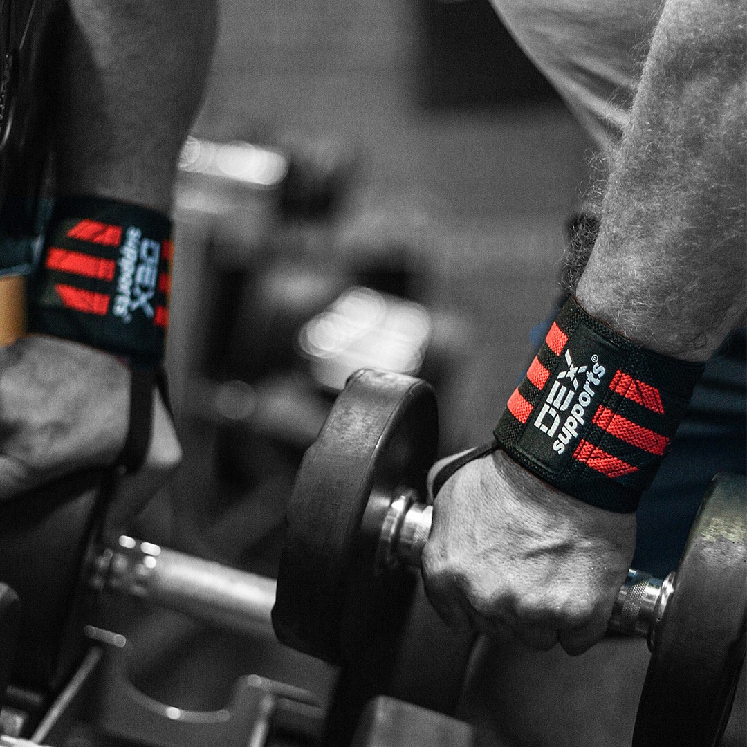 8 Loop Lifting Straps + Wrist Wraps 2'Li Set