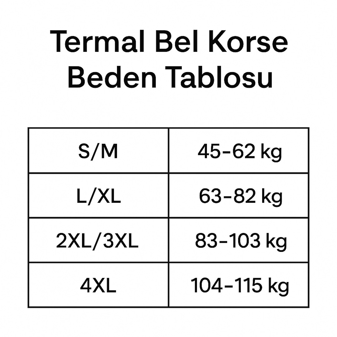 Bel Korse  –  Zayıflatıcı Termal Korse