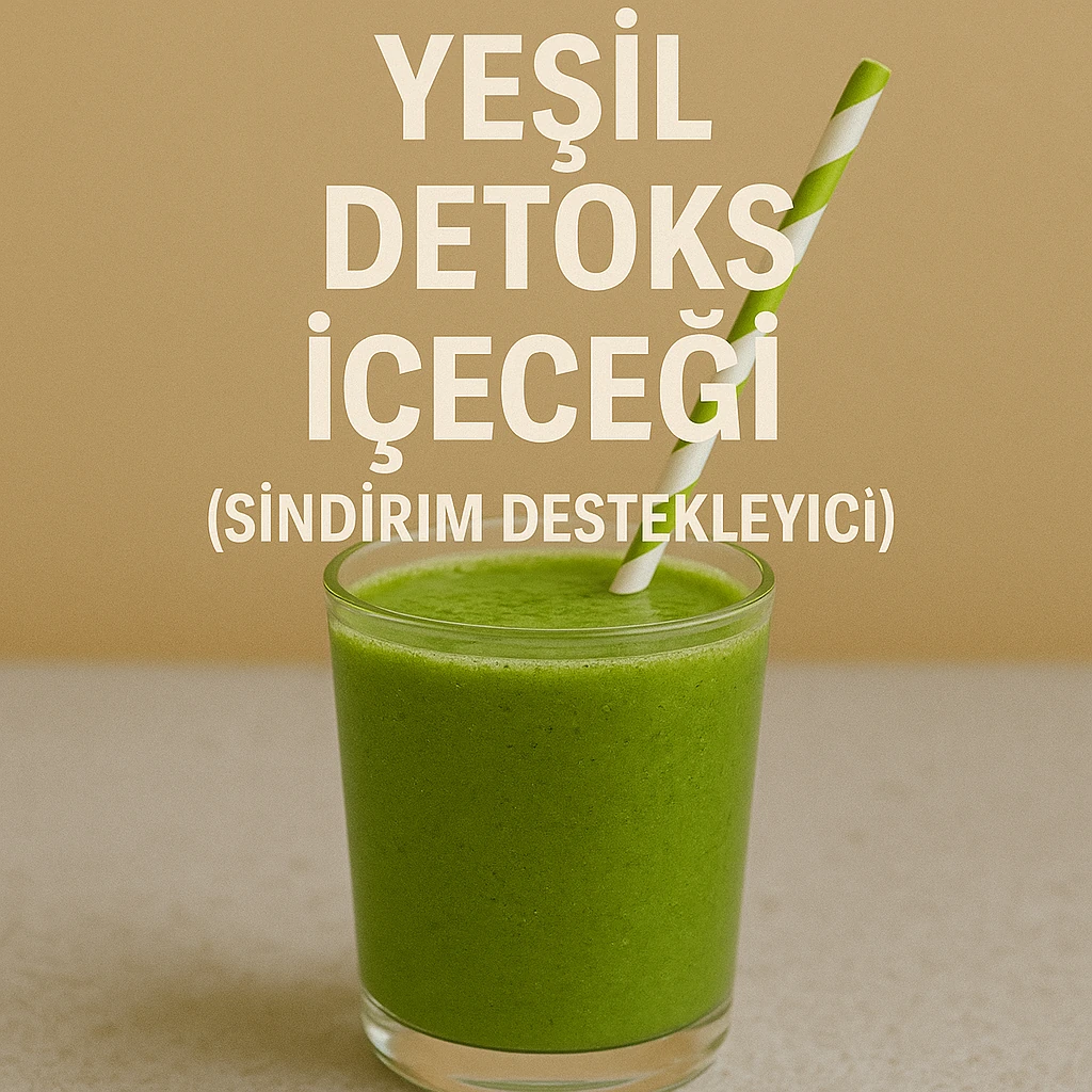 Yeşil Detoks İçeceği (Sindirim Destekleyici)