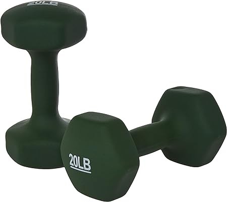 Easy Grip Workout Dumbbell, Neoprene Coated, Various Sets and Weights