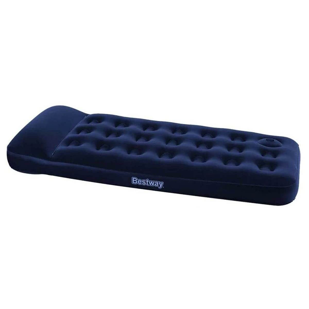 Bestway Pavillo Jr Twin Flocked Air Bed Tek Kişilik Şişme Kamp Yatak Lacivert