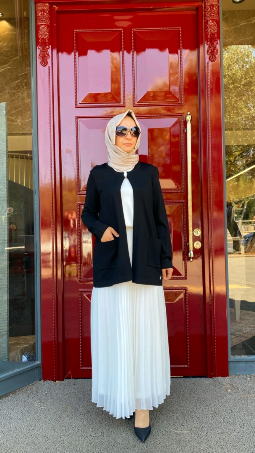 MISS DALIDA ŞİFON PLİSE ETEK T24Y-2019