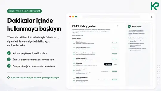 KârPilot – E-Ticaret Kârlılık Analizi ekran görüntüsü 1