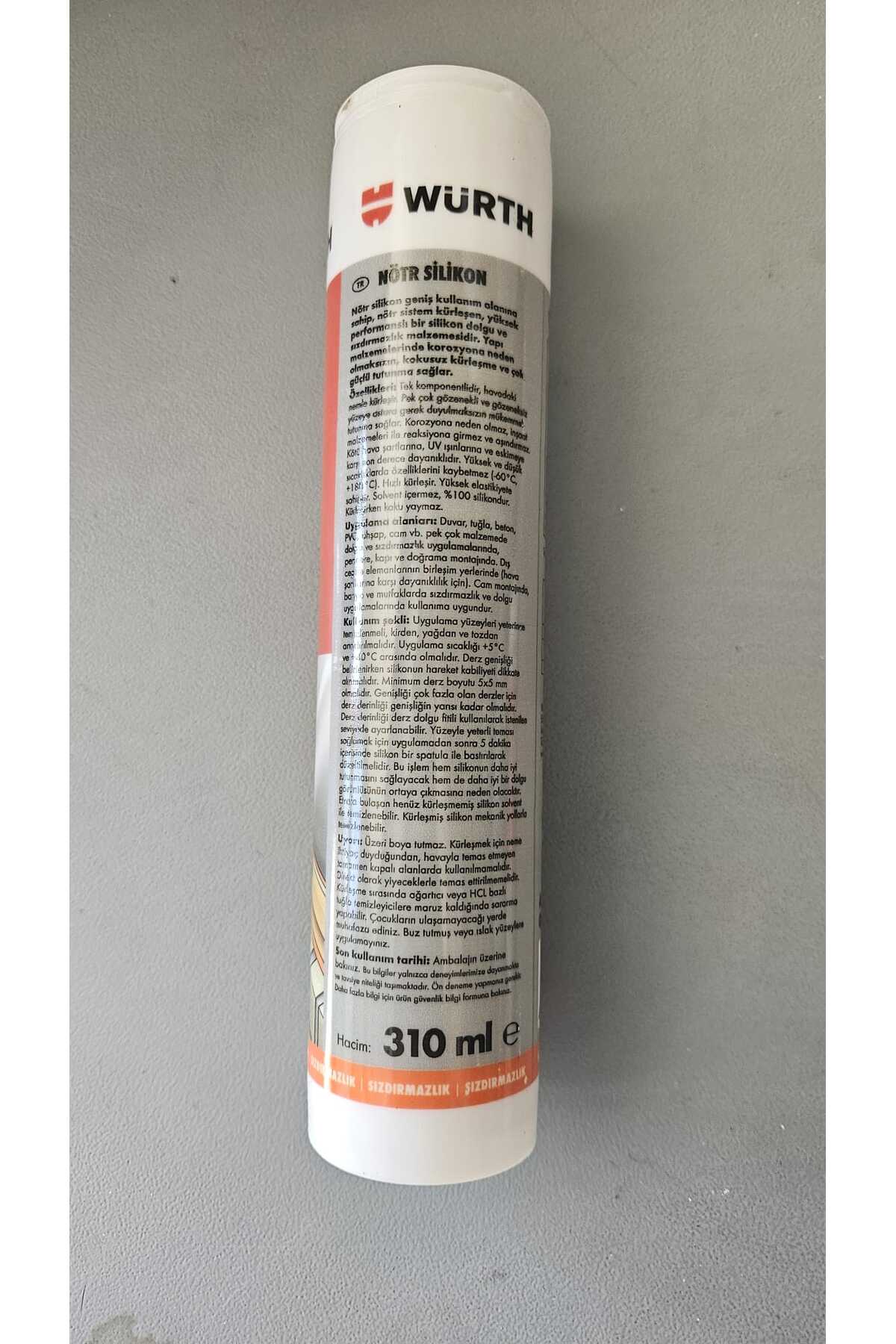 Nötr Silikon 310 ML Şeffaf