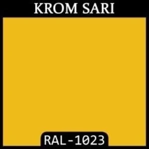 6350 Akrilik Zemin Boyası 2.5 kg Ral 1023 Krom Sarı