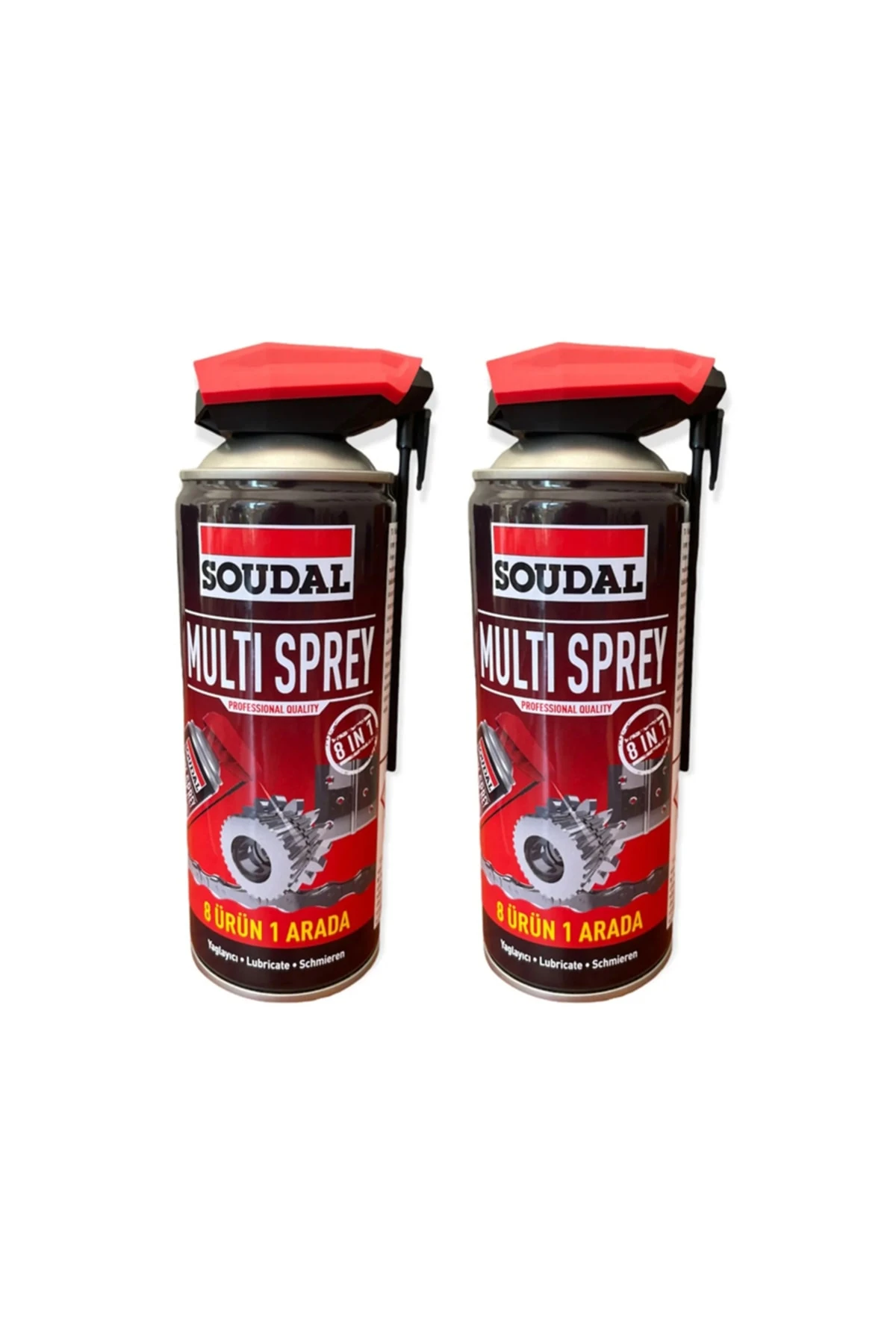 2 ADET SOUDAL MULTI SPREY 400 ML KİR PAS SÖKÜCÜ BAKIM SPREYİ KOBRA BAŞLIKLI