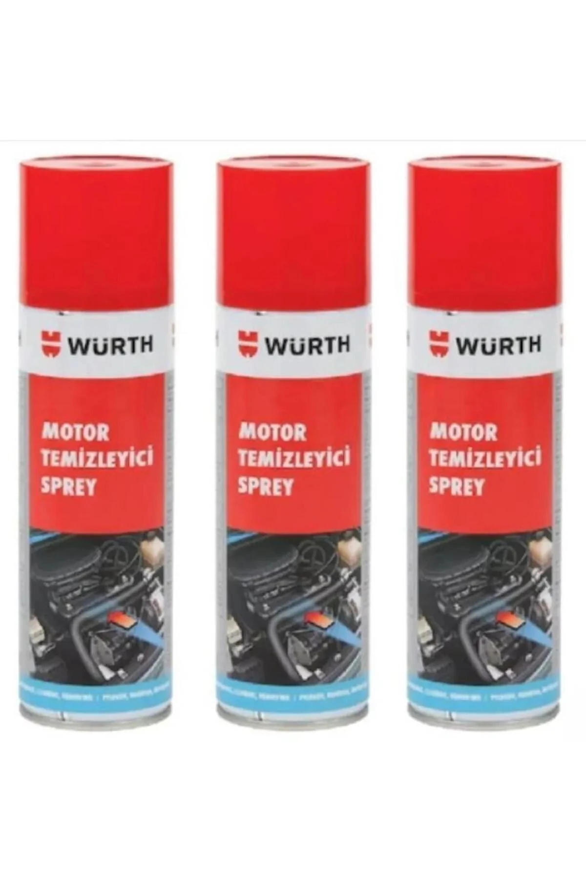 Hızlı Motor Temizleme Spreyi 500ml 3 Lü Set 0890230500-