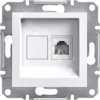 EPH4770121 Asfora Beyaz Çerçevesiz 1XRJ45 Cat6 Upt