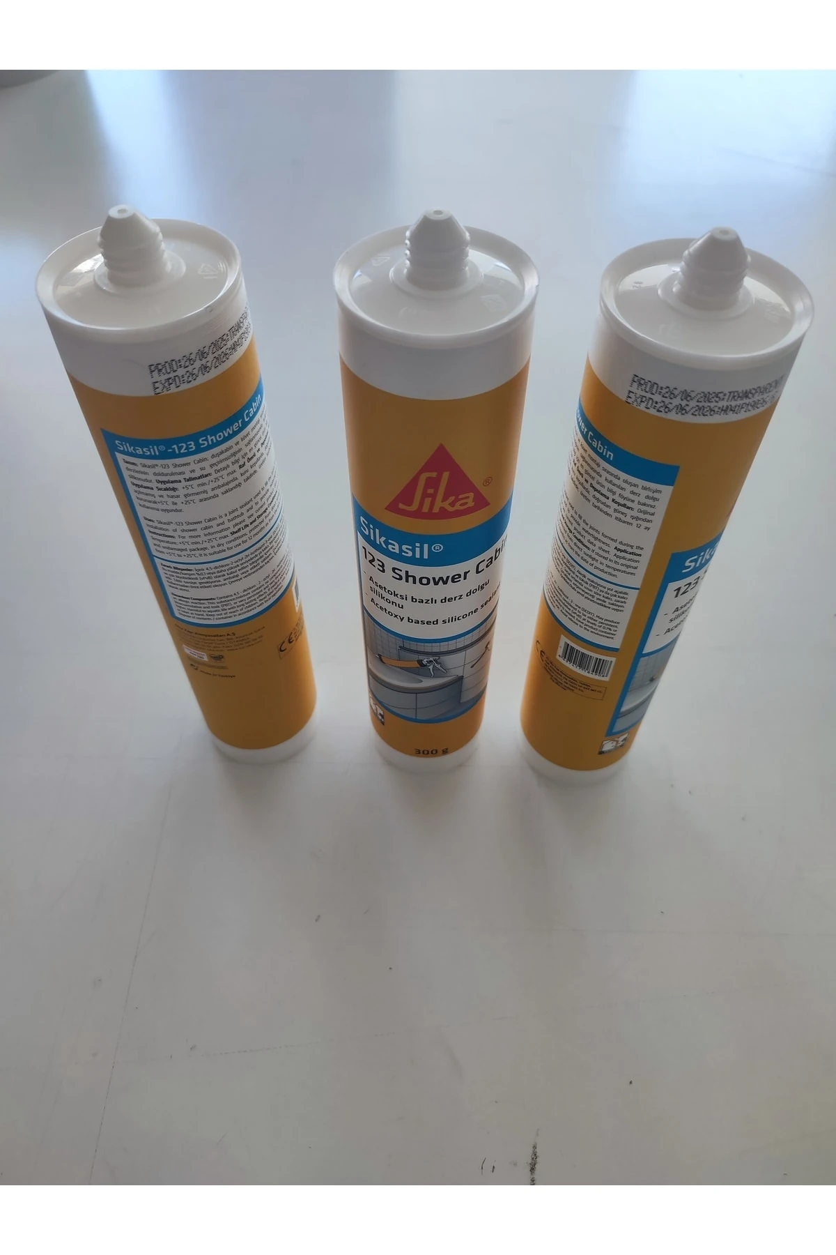 duşakabin silikonu sil 123 antibakteriyel