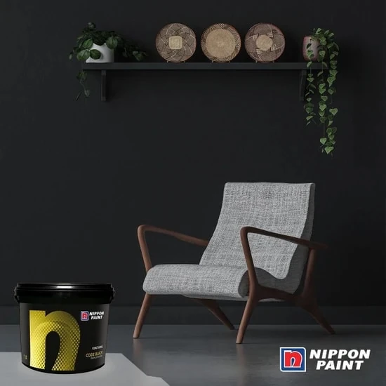 Nippon Code Black Tam Siyah Silinebilir Mat Boya