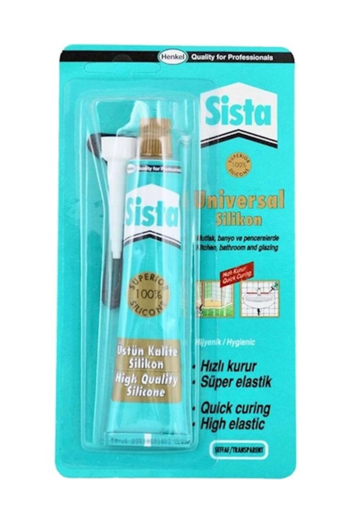 Sista Silikon Tüp Beyaz 50 gr