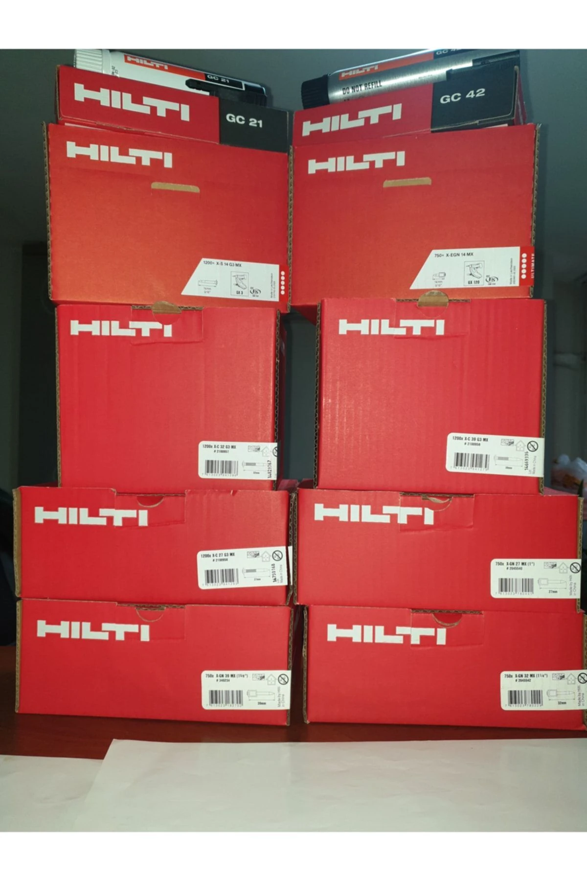 Gx 120 750 Lik 27mm Çivi Gc21 Gaz Tüpü