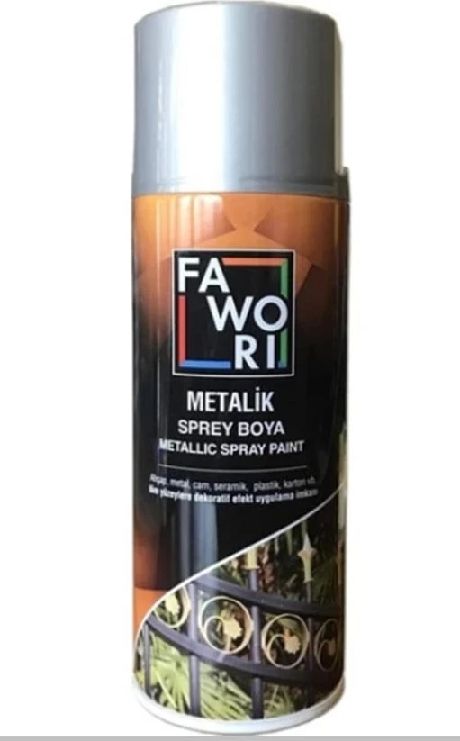 Sprey Boya Metalik Gri