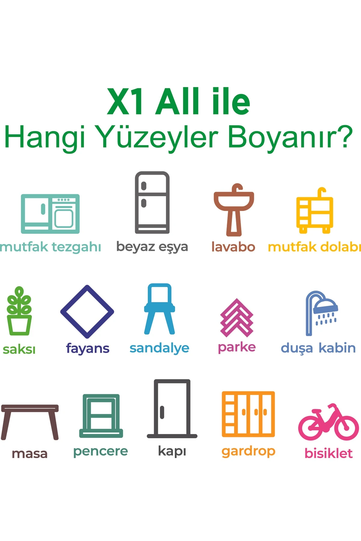 X1 All Neon Sarı - 0,75 L