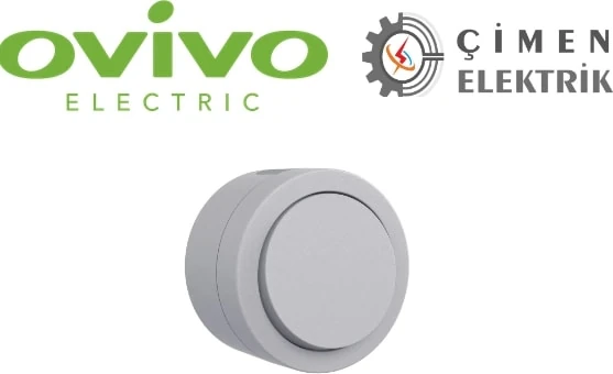 Gri Tekli Anahtar Sıva Üstü - Elektrik Tesisat Anahtarı