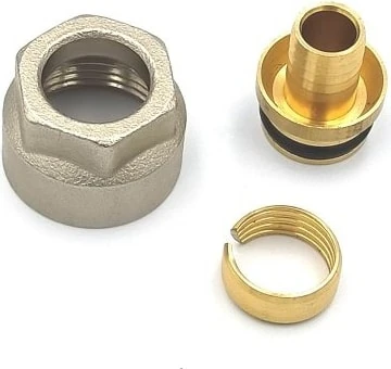 Fraenkische 16X2-3/4" Yerden Isıtma Boru Bağlantı Rekoru Paket (10 Adet) 72816722