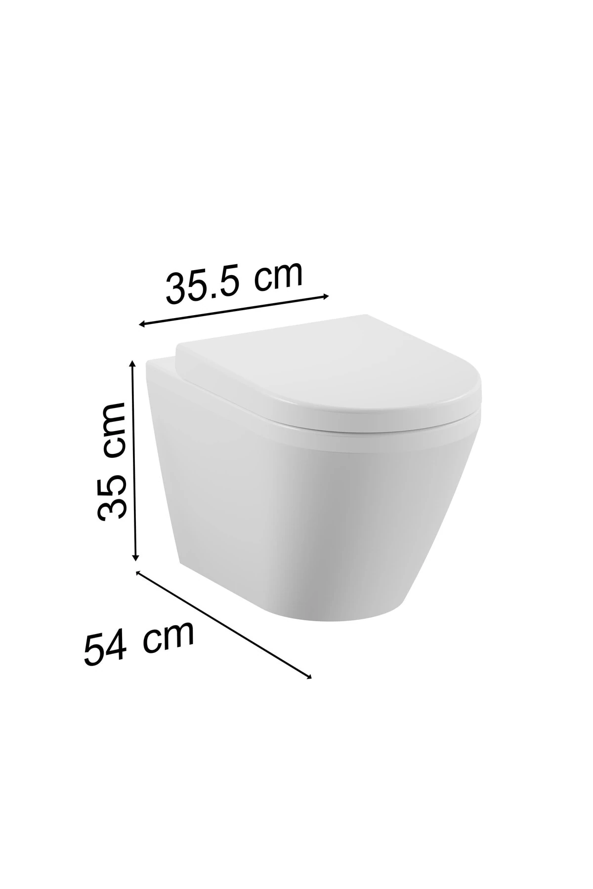 Integra 7060B003-6189 Asma Klozet ve Klozet Kapağı Seti, Beyaz