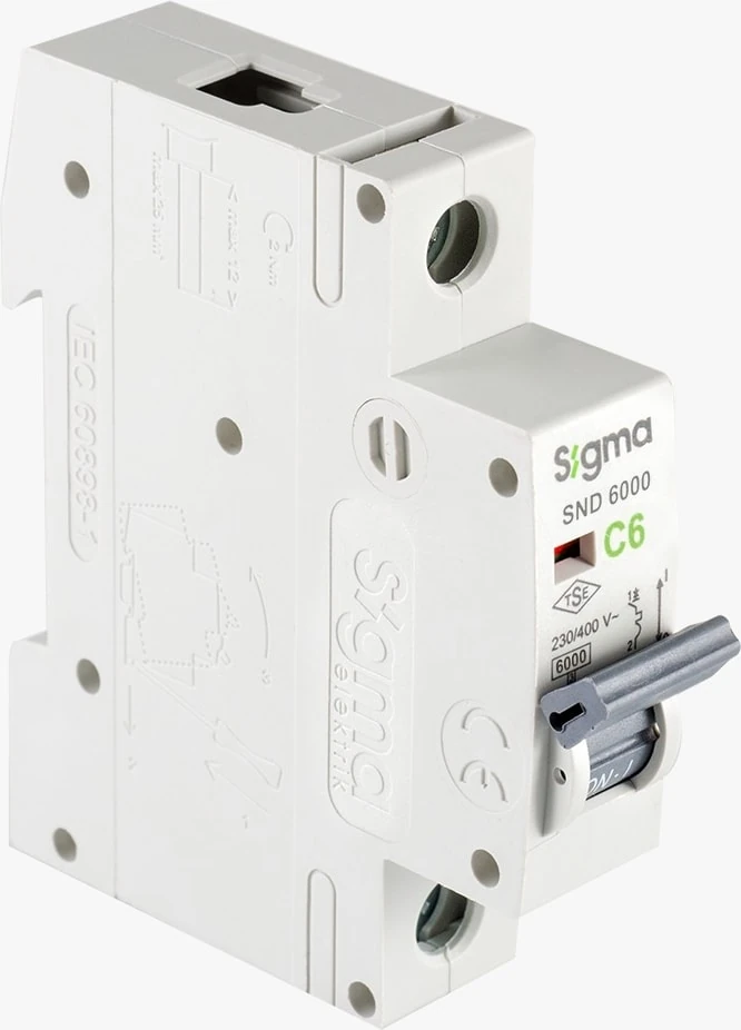 6SM106C 1p C6 6ka Otomatik Sigorta