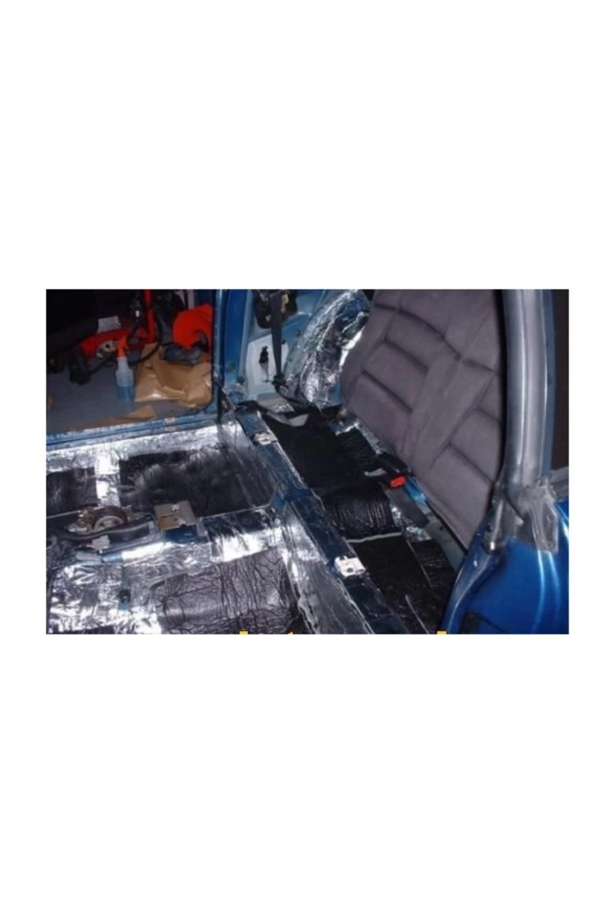 Bitüself Alüminyum Kaplı Oto Ses Ve Su Yalıtım Bantı 30cm X 10mt Aüminyum (PÜTÜRLÜ)