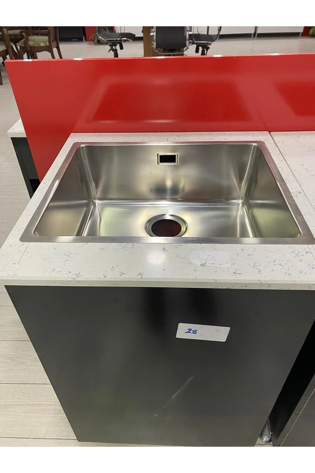 40x50 Cm Paslanmaz Çelik Eviye As356