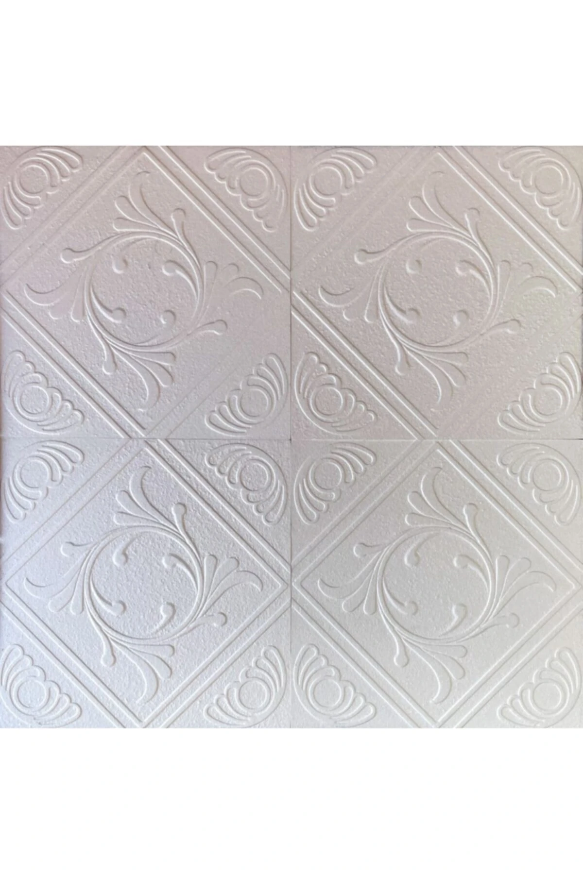 Strafor Dekoratif Tavan Kaplama D7 -6m2- 24 Adet Kare Panel