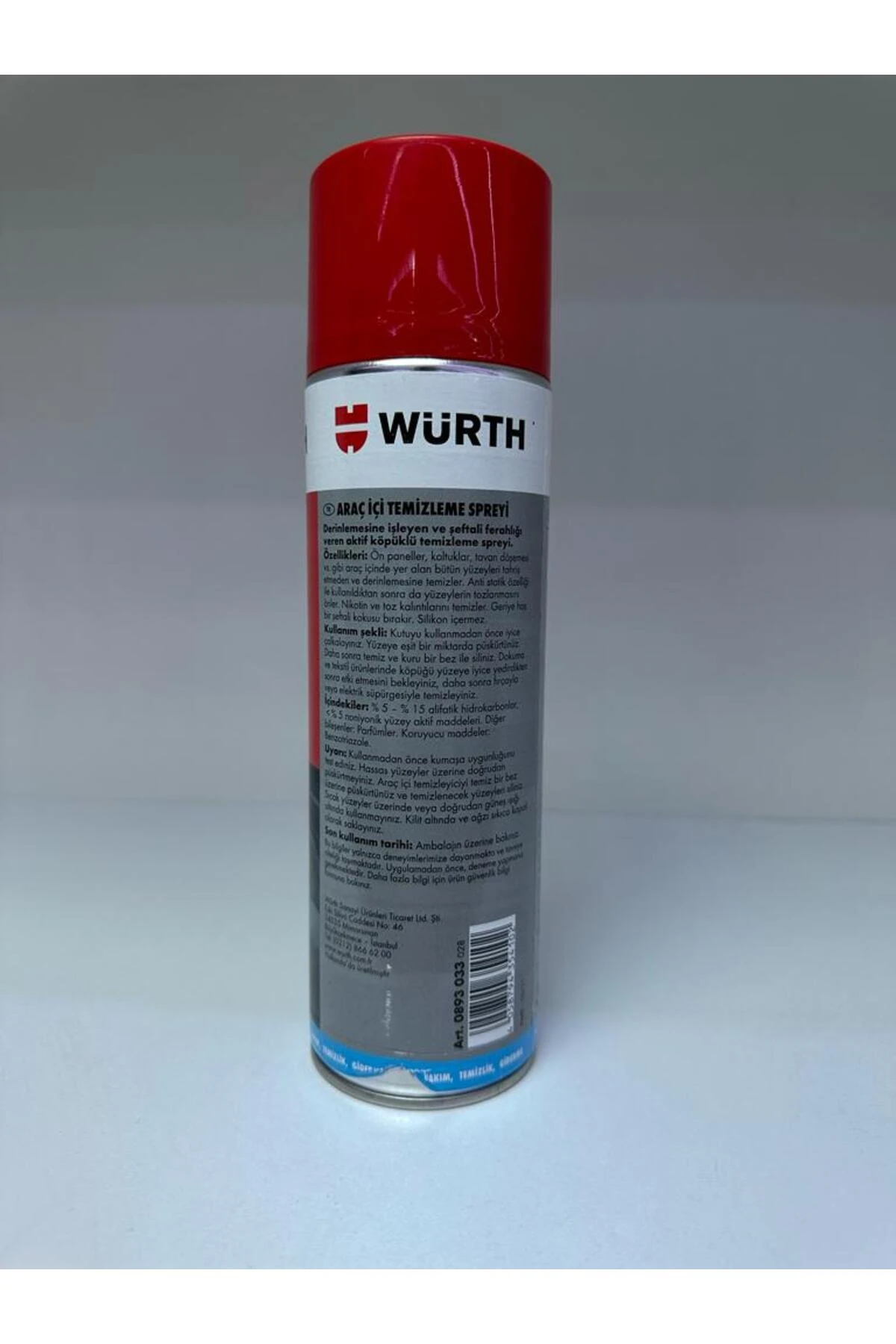WÜRTH ARAÇ İÇİ TEMİZLEME SPREY