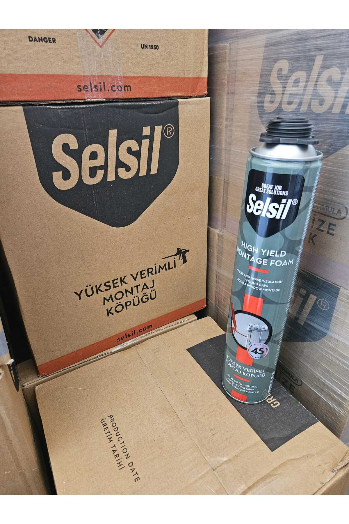SELSİL YÜKSEK VERİMLİ MONTAJ KÖPÜĞÜ (TABANCALI )