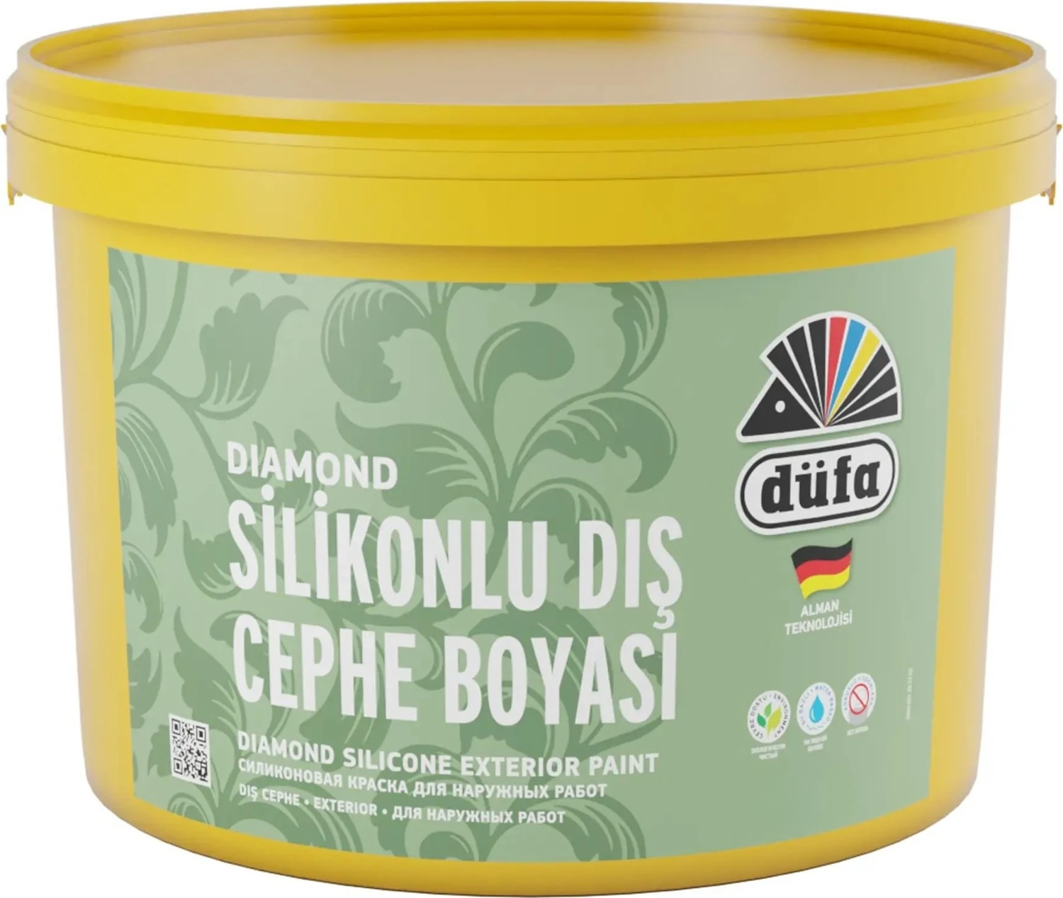 Diamond Silikonlu Dış Cephe Boyası Beyaz 10 kg