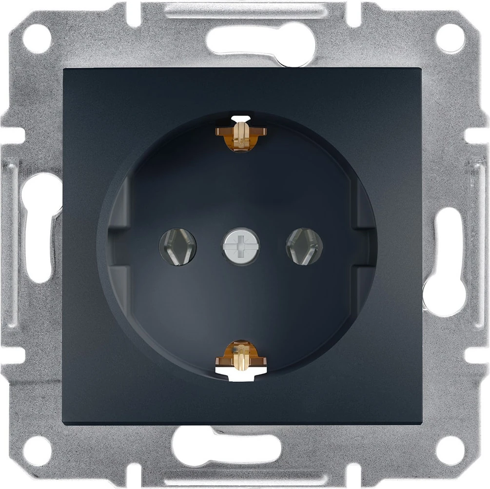 A Plus Topraklı Piriz Antrasit