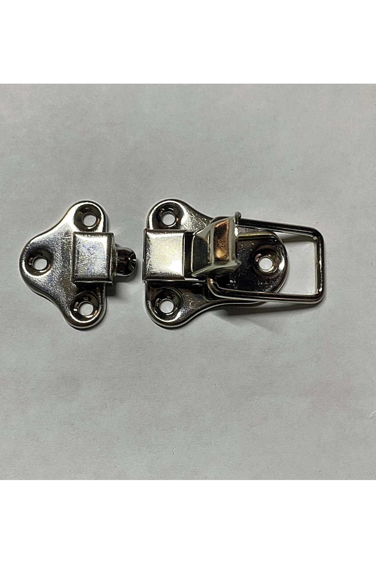 Büyük Nikel Renk 1 ADET Çanta Tokası Bavul Kilidi Dolap Kilidi Kutu Mandallı Kilit