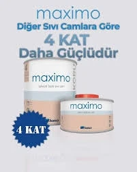 Maximo – Solvent Bazlı Sıvı Cam 0,50 kg Ipek Mat